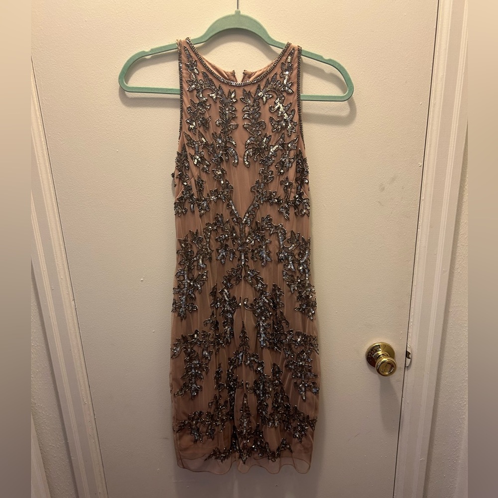 Adrianna Papell Beadwork Dress